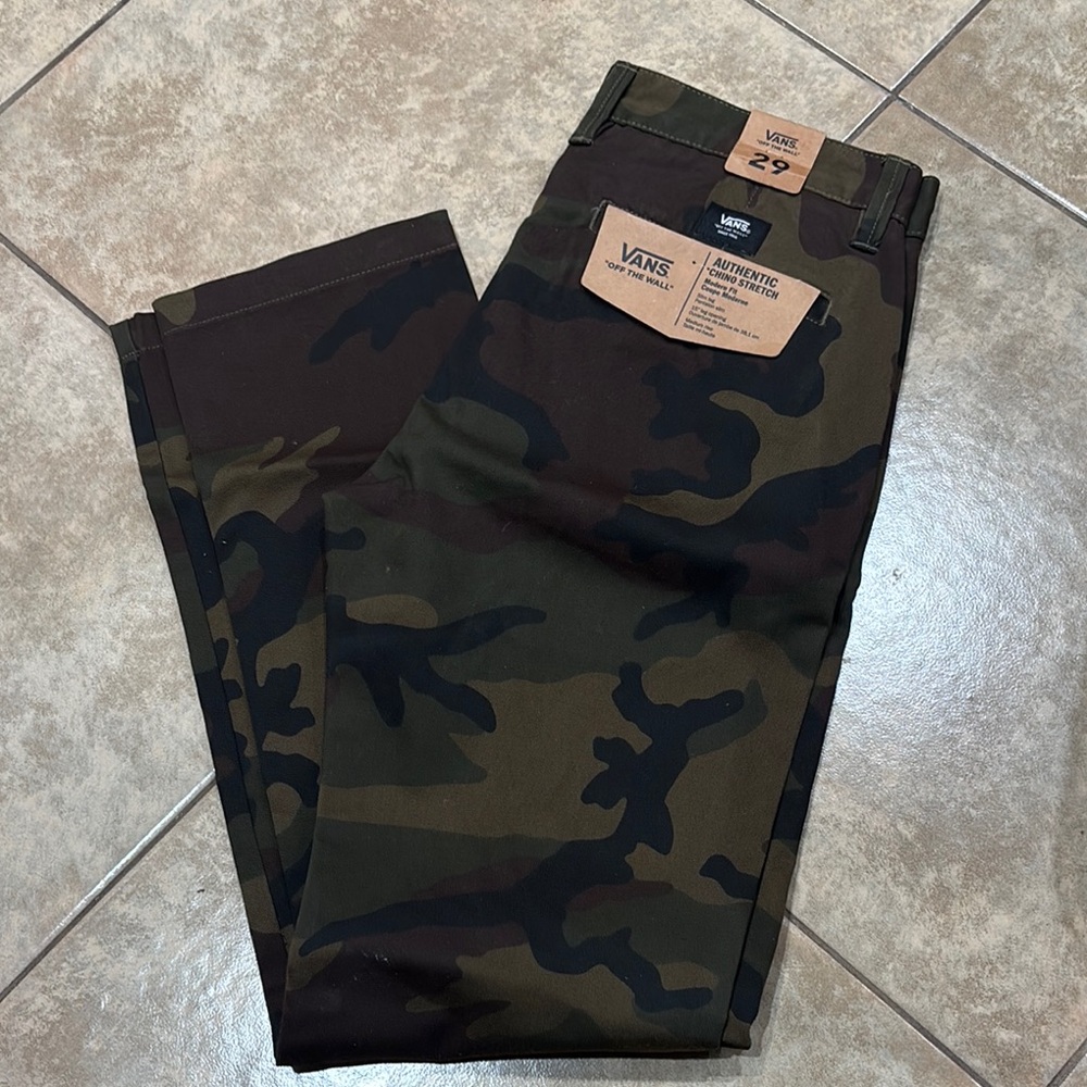 Vans military print